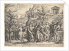 Triumph of Love: four horses draw a carriage with Cupid standing upon a smoking platfo…, ca. 1539 by Georg Pencz