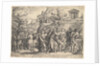 Triumph of Love: four horses draw a carriage with Cupid standing upon a smoking platfo…, ca. 1539 by Georg Pencz