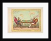 A Game of Cribbage or Boney's Last Shuffle, June 6, 1814 by George Cruikshank