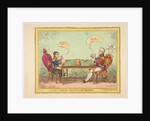 A Game of Cribbage or Boney's Last Shuffle, June 6, 1814 by George Cruikshank