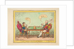 A Game of Cribbage or Boney's Last Shuffle, June 6, 1814 by George Cruikshank