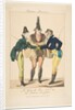 Le Goût du Jour, No. 21: Les Modernes Incroyables, from Caricatures Parisiennes, ca. 1815 by Georges Jacques Gatine