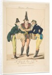 Le Goût du Jour, No. 21: Les Modernes Incroyables, from Caricatures Parisiennes, ca. 1815 by Georges Jacques Gatine