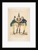 Le Goût du Jour, No. 21: Les Modernes Incroyables, from Caricatures Parisiennes, ca. 1815 by Georges Jacques Gatine