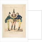 Le Goût du Jour, No. 21: Les Modernes Incroyables, from Caricatures Parisiennes, ca. 1815 by Georges Jacques Gatine