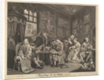 Marriage A-la-Mode, Plate I, April 1, 1745 by Gérard Jean-Baptiste Scotin