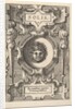 Bust of Sol surrounded by strapwork, from the series 'Deorum dearumque,' a set of images o…, 1573 by Gerard van Groeningen/Johannes van Doetecum I/Lucas van Doetecum