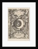 Bust of Sol surrounded by strapwork, from the series 'Deorum dearumque,' a set of images o…, 1573 by Gerard van Groeningen/Johannes van Doetecum I/Lucas van Doetecum
