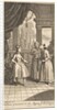 Gulliver Presented to the Queen of Babilary, Frontispiece to 'The Travels of Mr. …, February 1730 by Gerard Vandergucht