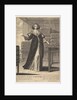 Arithmetic: a young woman standing at a table, holding a sheet with inscribed numbers i…, 1633-35 by Gilles Rousselet