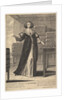 Arithmetic: a young woman standing at a table, holding a sheet with inscribed numbers i…, 1633-35 by Gilles Rousselet