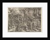 Sinon Deceiving the Trojans, mid-1540's by Giorgio Ghisi