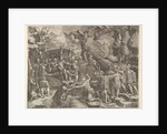 Sinon Deceiving the Trojans, mid-1540's by Giorgio Ghisi