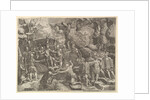 Sinon Deceiving the Trojans, mid-1540's by Giorgio Ghisi