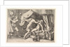 Tarquin attacking Lucretia, a servant at left witnessing the scene, ca. 1540 by Giorgio Ghisi