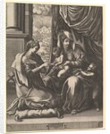 The Mystic Marriage of St. Catherine, ca. 1555-56 by Giorgio Ghisi
