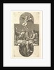 Three Muses and a Putto with Cymbals, a cruciform composition, from a series of eight com…, 1560s by Giorgio Ghisi