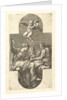 Three Muses and a Putto with Cymbals, a cruciform composition, from a series of eight com…, 1560s by Giorgio Ghisi