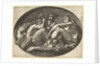 Pluto, Neptune, Minerva and Apollo, from a series of eight compositions after Francesco P…, 1560s by Giorgio Ghisi