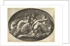 Pluto, Neptune, Minerva and Apollo, from a series of eight compositions after Francesco P…, 1560s by Giorgio Ghisi