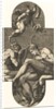 Apollo, Pan, and a putto blowing a horn, from a series of eight compositions after France…, 1560s by Giorgio Ghisi