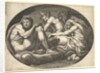 Hercules, Bacchus, Pan, and Saturn, from a series of eight compositions after Francesco P…, 1560s by Giorgio Ghisi