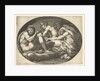 Hercules, Bacchus, Pan, and Saturn, from a series of eight compositions after Francesco P…, 1560s by Giorgio Ghisi