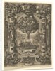 Emblem of Lucrezia Gonzaga, before 1566 by Giorgio Ghisi