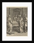 Virgin of Sorrows: The Presentation in the Temple; one of nine surrounding compartments…, by 1575 by Giorgio Ghisi
