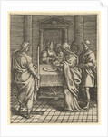 Virgin of Sorrows: The Presentation in the Temple; one of nine surrounding compartments…, by 1575 by Giorgio Ghisi