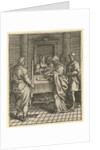 Virgin of Sorrows: The Presentation in the Temple; one of nine surrounding compartments…, by 1575 by Giorgio Ghisi