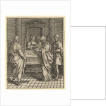 Virgin of Sorrows: The Presentation in the Temple; one of nine surrounding compartments…, by 1575 by Giorgio Ghisi
