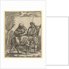 The Virgin of Sorrows: The Flight into Egypt; one of nine surrounding compartments from…, by 1575 by Giorgio Ghisi
