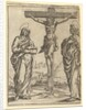 The Virgin of Sorrows: The Crucifixion; one of nine surrounding compartments from the V…, by 1575 by Giorgio Ghisi