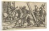 The Virgin of Sorrows: Christ Bearing the Cross; one of nine surrounding compartments f…, by 1575 by Giorgio Ghisi