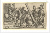 The Virgin of Sorrows: Christ Bearing the Cross; one of nine surrounding compartments f…, by 1575 by Giorgio Ghisi