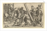The Virgin of Sorrows: Christ Bearing the Cross; one of nine surrounding compartments f…, by 1575 by Giorgio Ghisi