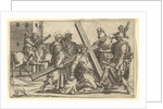The Virgin of Sorrows: Christ Bearing the Cross; one of nine surrounding compartments f…, by 1575 by Giorgio Ghisi