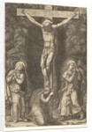 The Crucifixion with the Virgin, the Magdalen, and St. John, late 1570s by Giorgio Ghisi