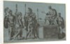 Roman Soldiers Before an Emperor, before 1540 by Giorgio Ghisi