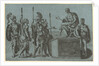 Roman Soldiers Before an Emperor, before 1540 by Giorgio Ghisi