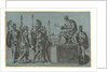 Roman Soldiers Before an Emperor, before 1540 by Giorgio Ghisi