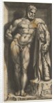 The Farnese Hercules, late 1570s by Giorgio Ghisi
