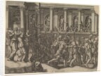 The Mocking of the Prisoners, ca. 1540 by Giorgio Ghisi