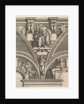 The Prophet Ezekiel; from the series of Prophets and Sibyls in the Sistine Chapel , 1570-75 by Giorgio Ghisi