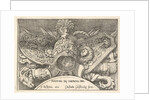 Plate 3: trophies of Roman arms from decorations above the windows on the second floor of …, 1656 by Giovanni Battista Galestruzzi