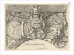 Plate 4: trophies of Roman arms from decorations above the windows on the second floor …, 1656-58 by Giovanni Battista Galestruzzi