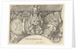 Plate 4: trophies of Roman arms from decorations above the windows on the second floor …, 1656-58 by Giovanni Battista Galestruzzi