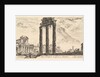 Plate 10: Ruins of the Temple of Jupiter Stator. 1. Temple of …, ca. 1748 by Giovanni Battista Piranesi