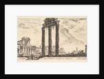 Plate 10: Ruins of the Temple of Jupiter Stator. 1. Temple of …, ca. 1748 by Giovanni Battista Piranesi